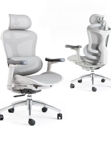 Rolling Desk Chair with 4D Adjustable Armrest