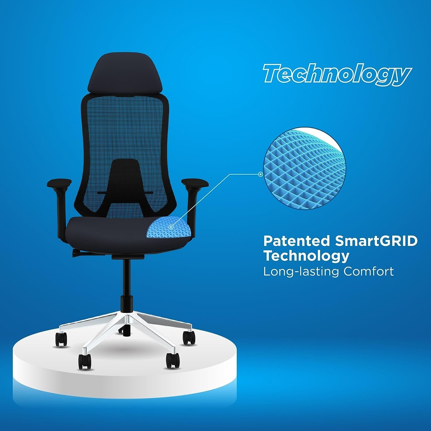 SmartGRID Felix Premium Office Chair | Postural Support - Image 3